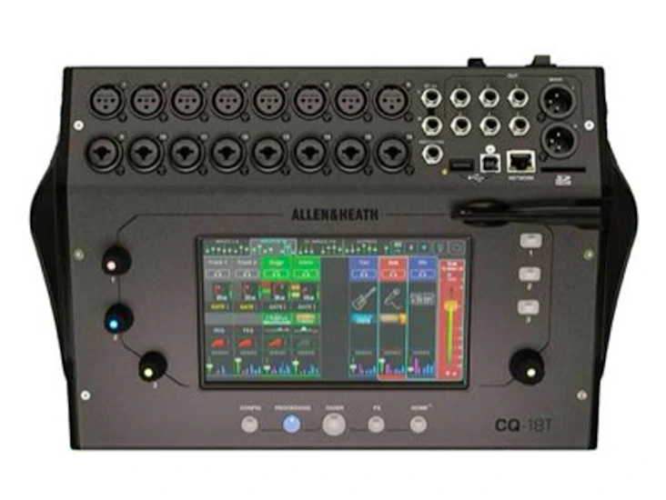 Allen & heath cq18t digital mixing console with touch screen
