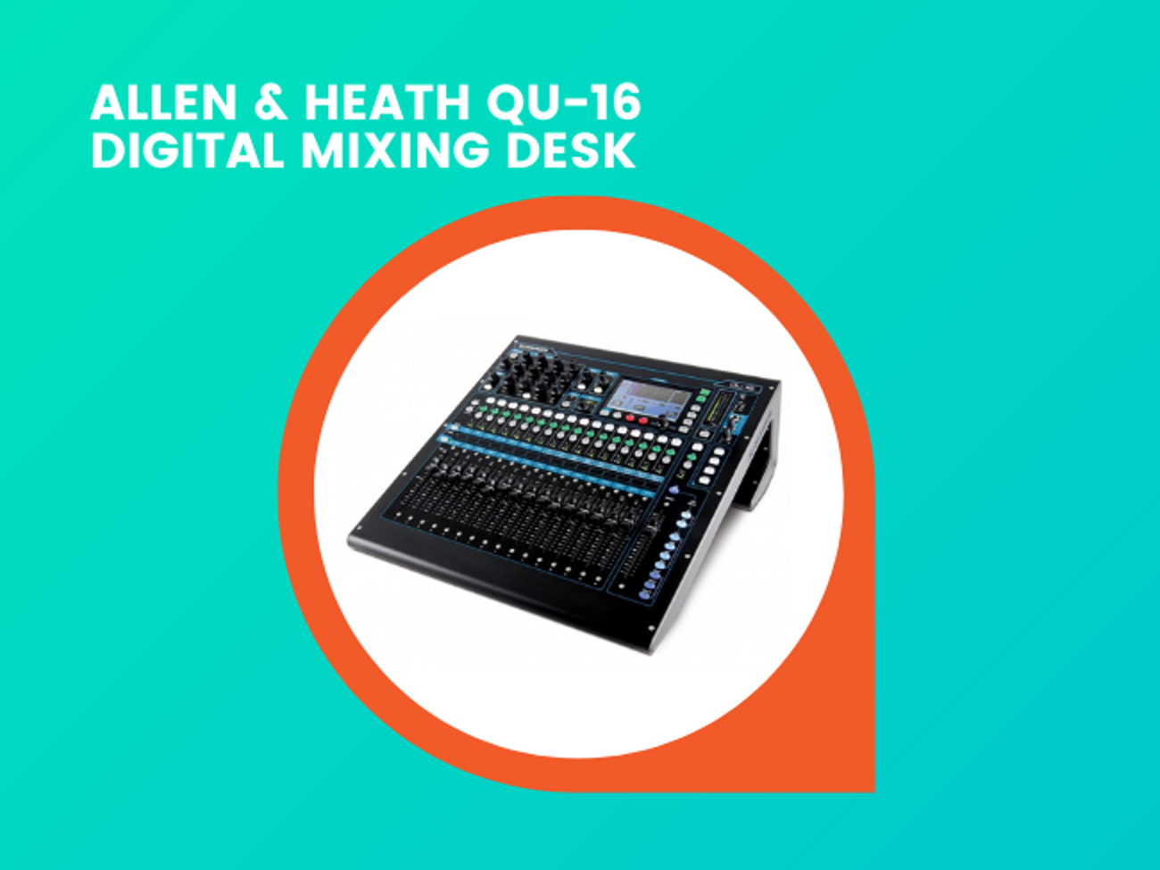 Allen & heath qu16 digital mixing desk