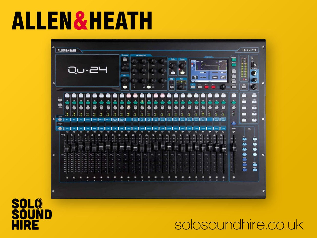 Allen & heath qu24 mixer