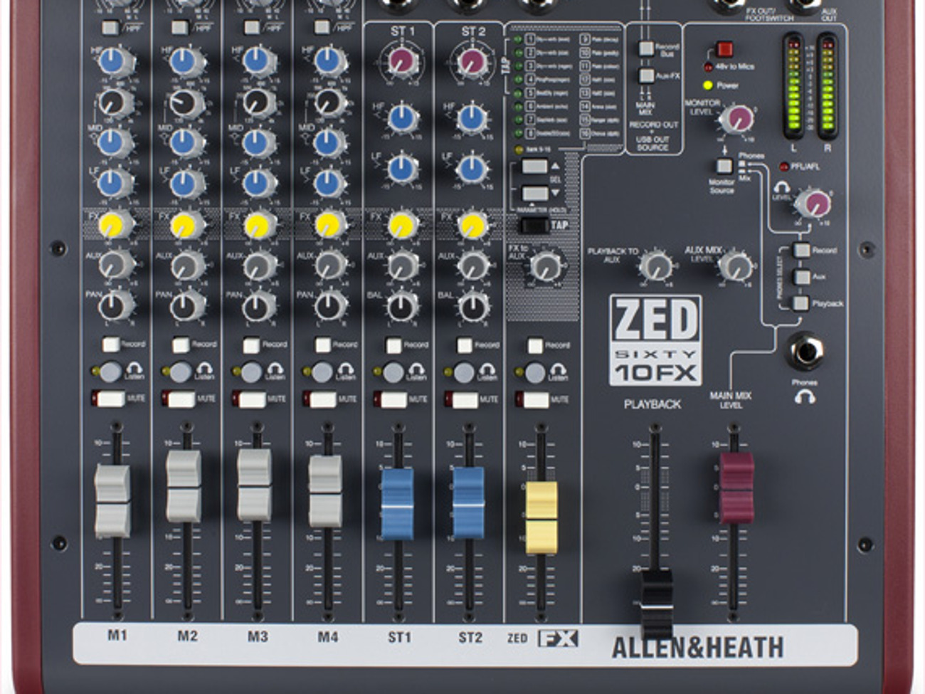 Allen & heath zed60-10fx mixing desk
