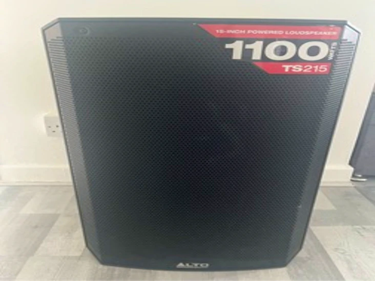 Alto ts215 15” speakers and alto ts1250 subwoofer