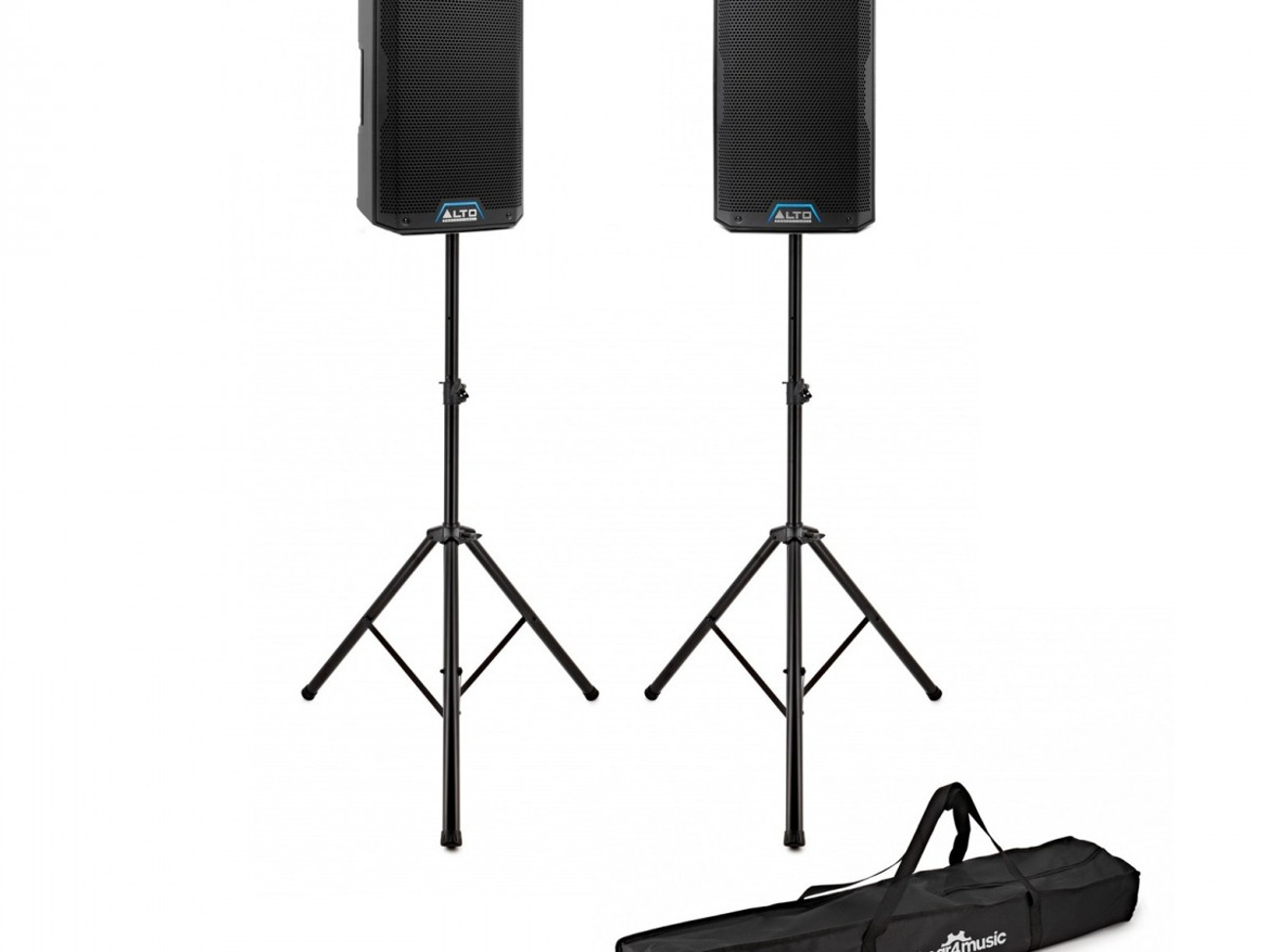 Alto ts412 2500w speakers and stand 