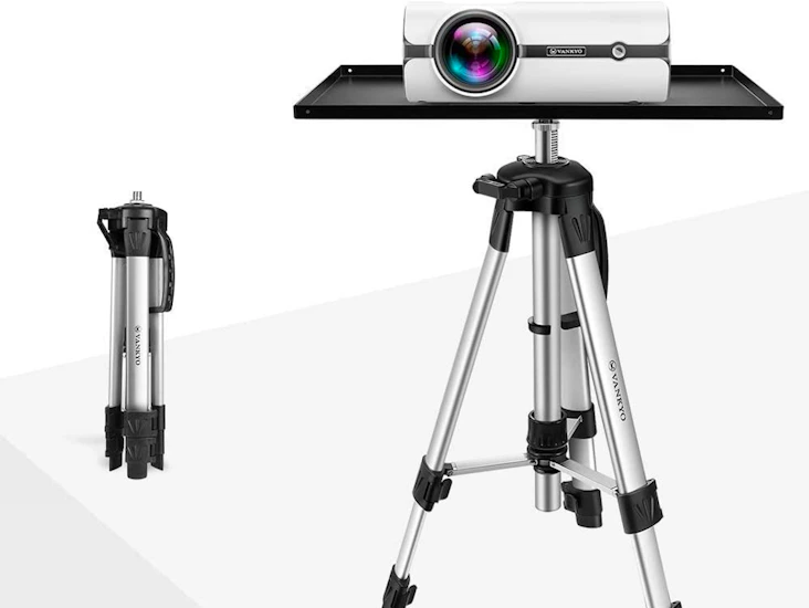 Aluminum tripod projector stand