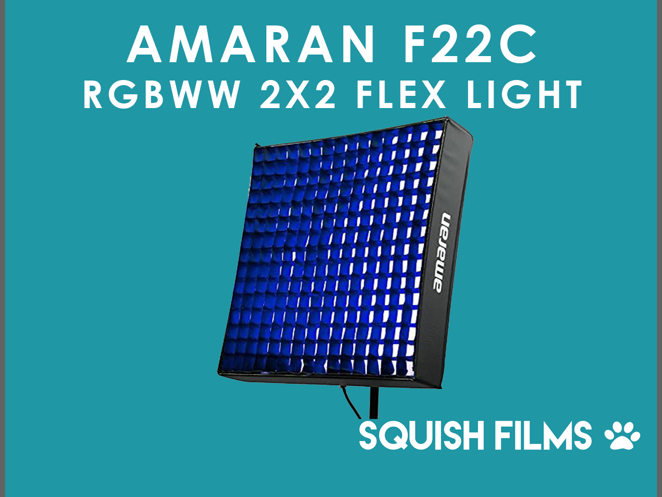 Amaran f22c - rgbww 2x2 flex light