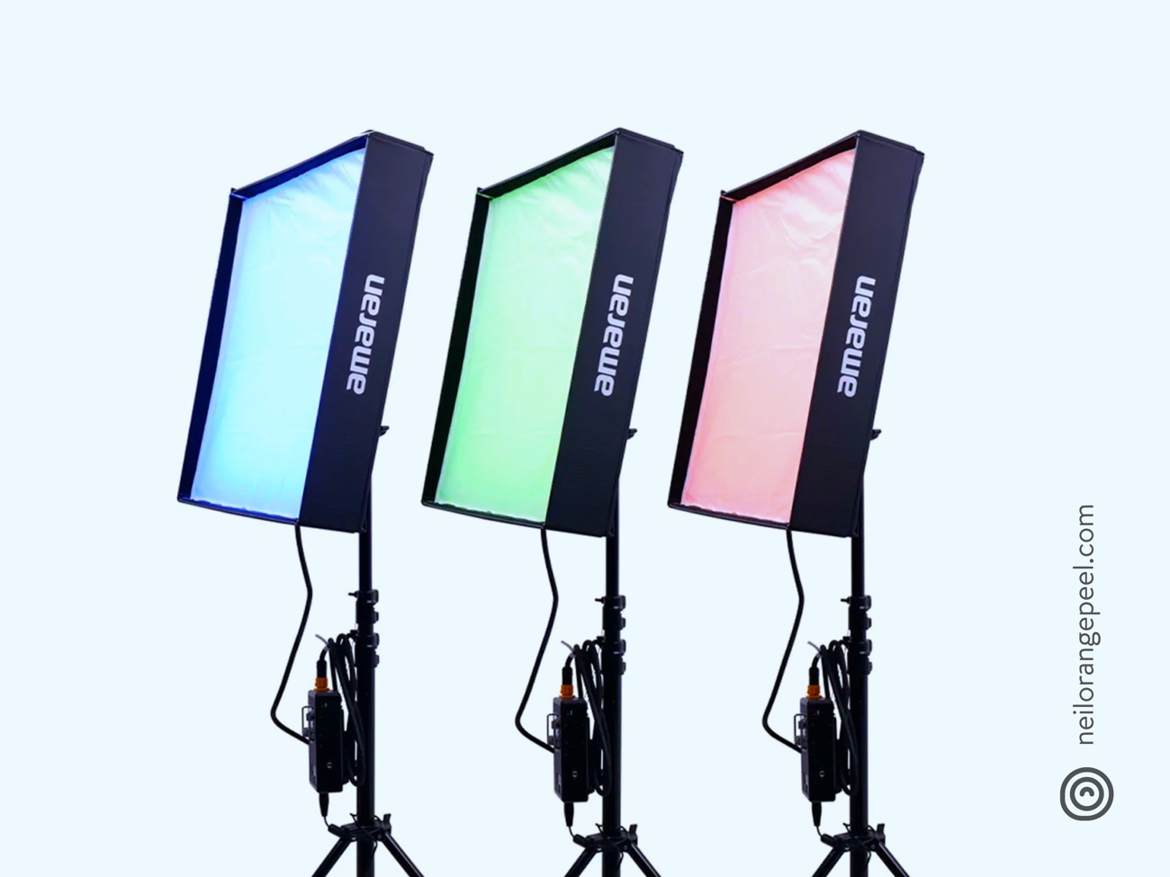 Amaran f22c 2x2 rgbww led flexible fabric light by aputure