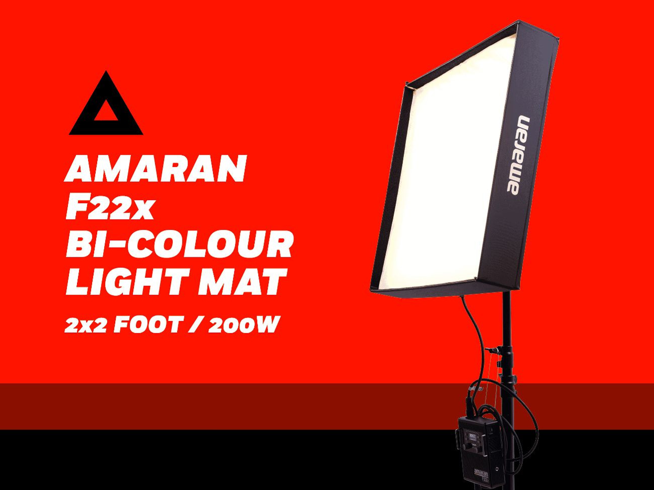 Amaran f22x bi-colour light mat by aputure