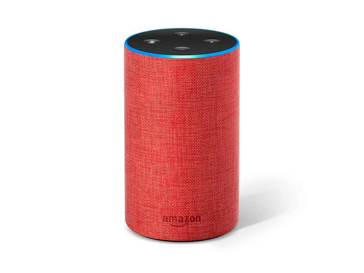 Amazon echo 2nd generation smart home assistant - limited red edition