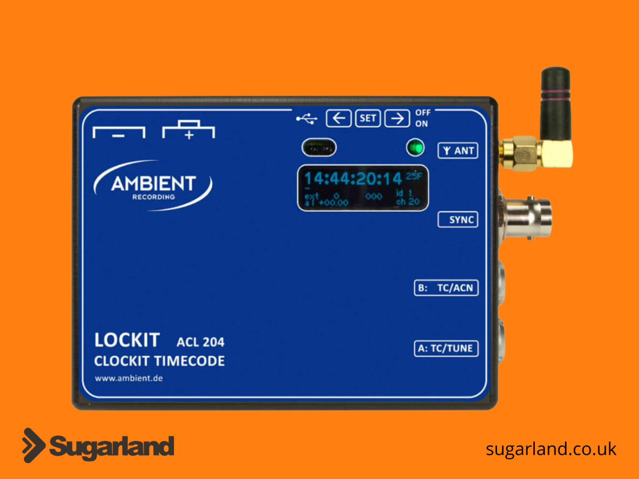 Ambient lockit timecode sync box