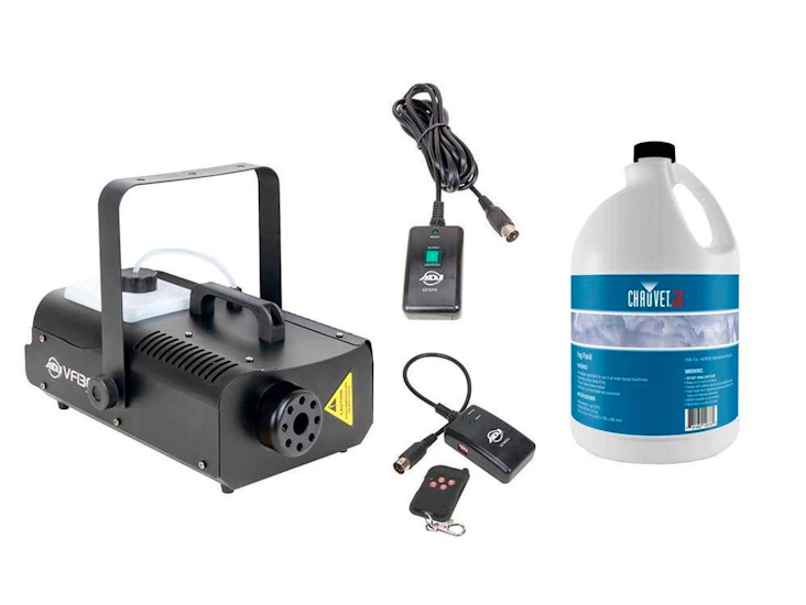 American dj 1600w compact dmx fog machine w/wired remote