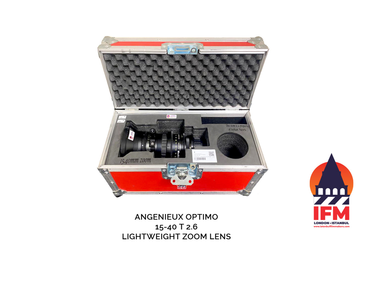 Angenieux optimo lightweight 15-40 t. 2.6 pl zoom lens