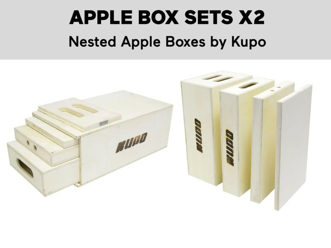 Apple box set x2