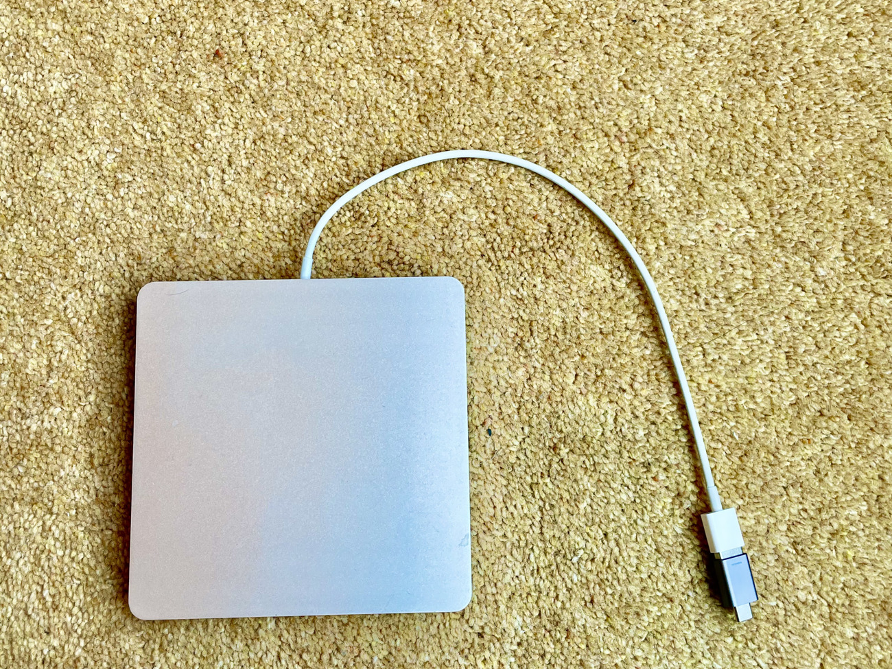 Apple usb superdrive - silver - external disc input