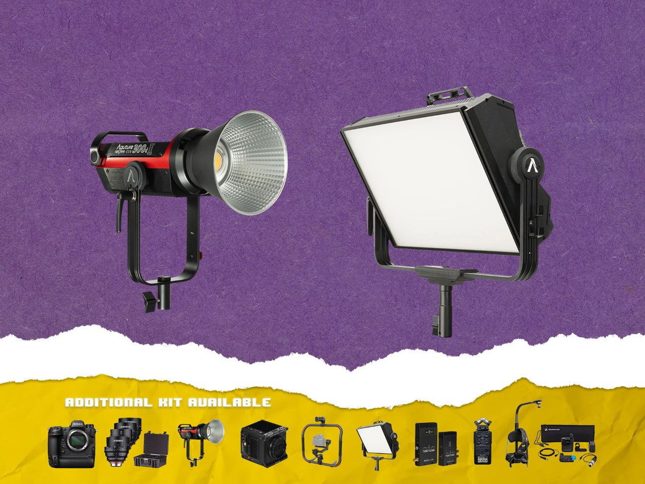 Aputure  p300c + 300dii kit 