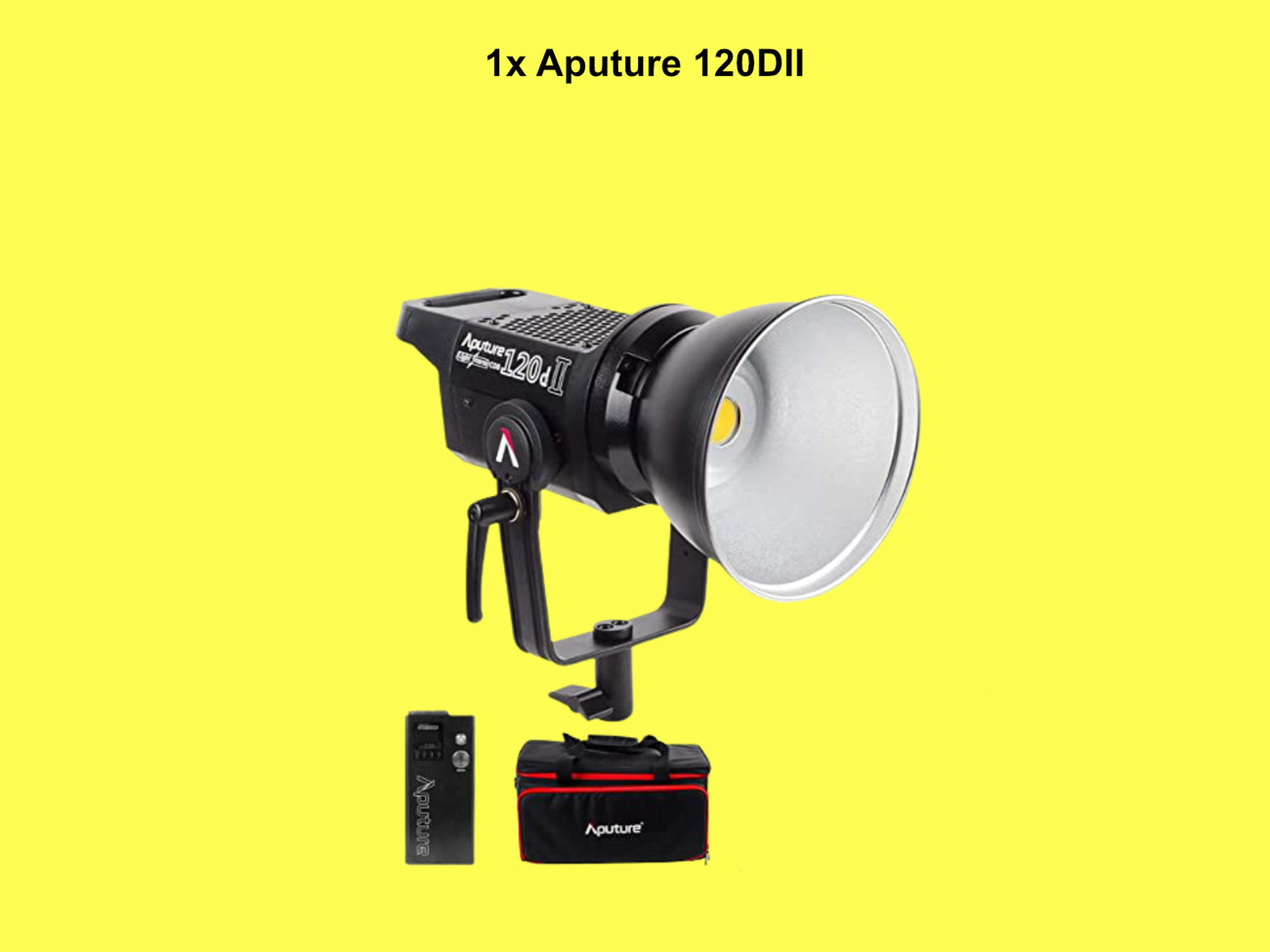 Aputure 120d mark ii continious led light