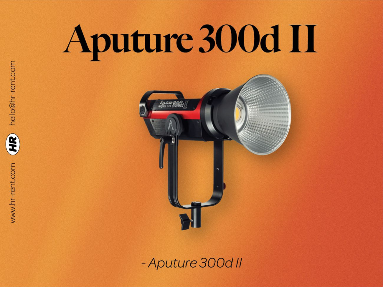 Aputure 300d ii (led light continuous lighting)