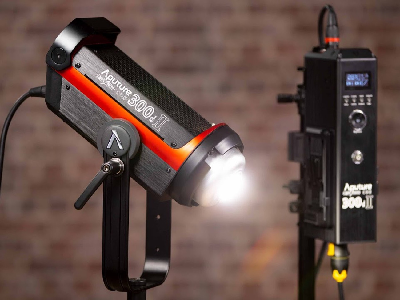 Aputure 300d ii with light dome