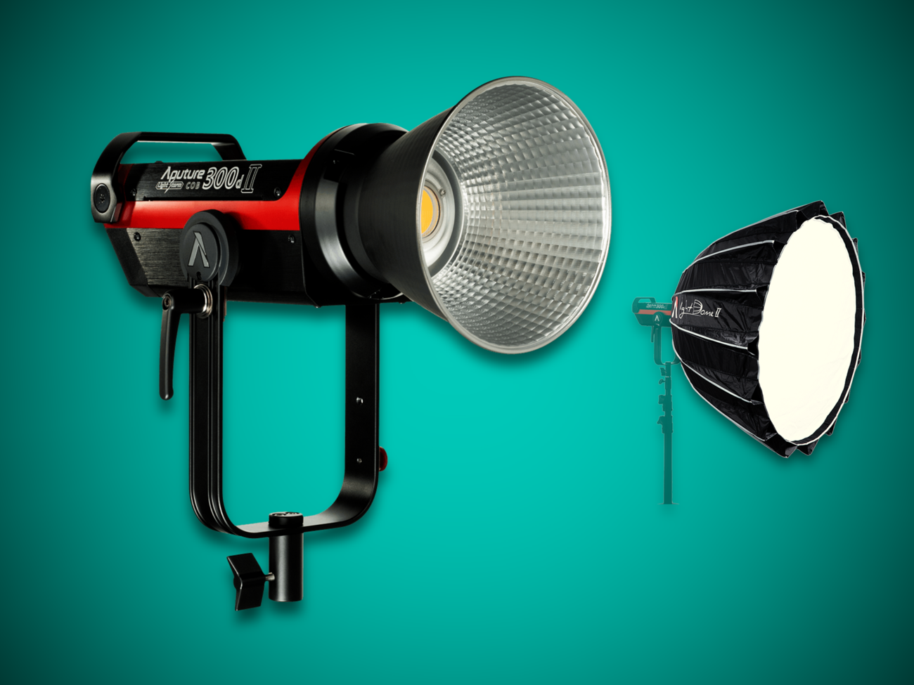 Aputure 300d mk ii + lightdome ii kit