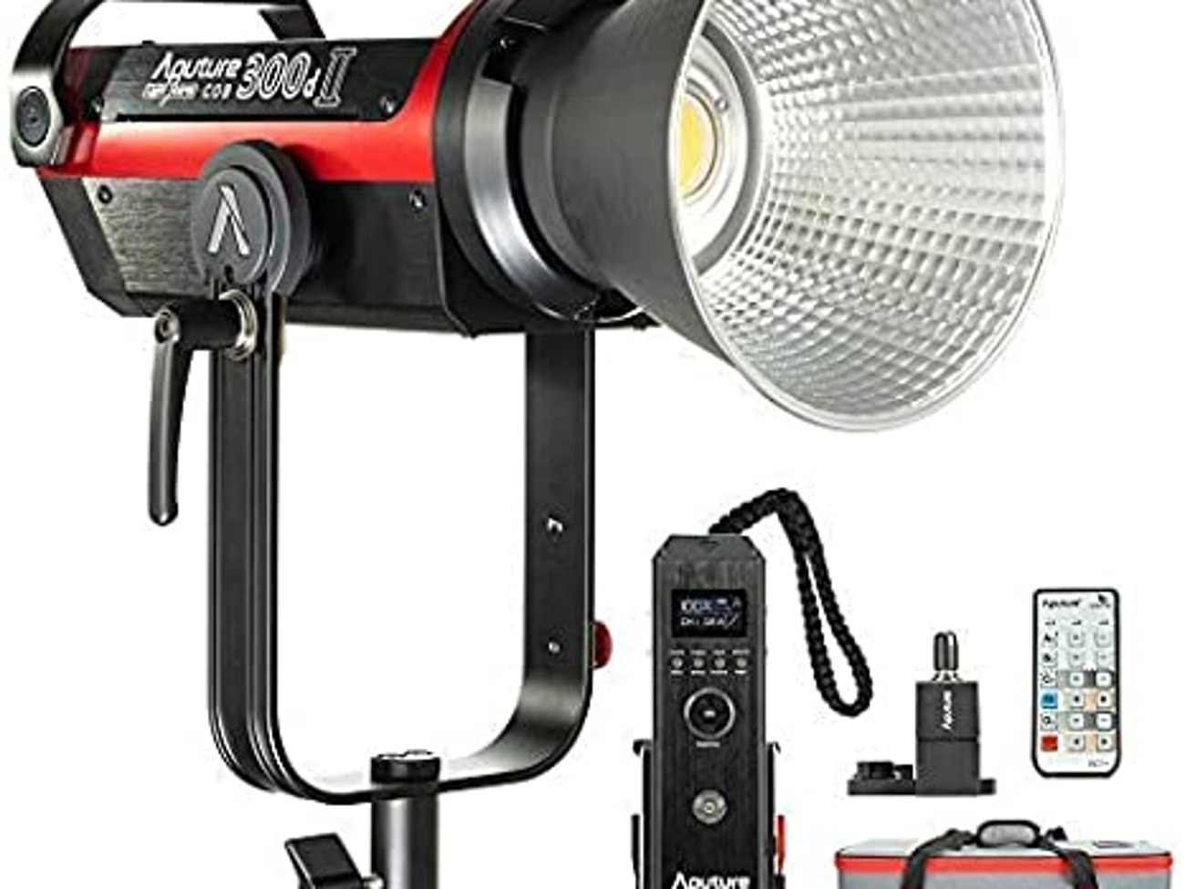 Aputure 300d mk ii with light dome & light stand