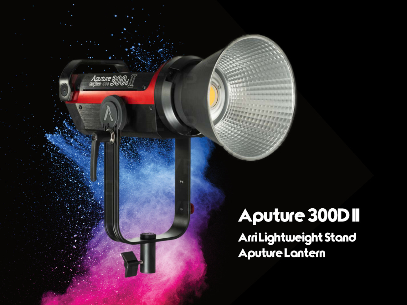 Aputure 300d mkii + lantern attachment