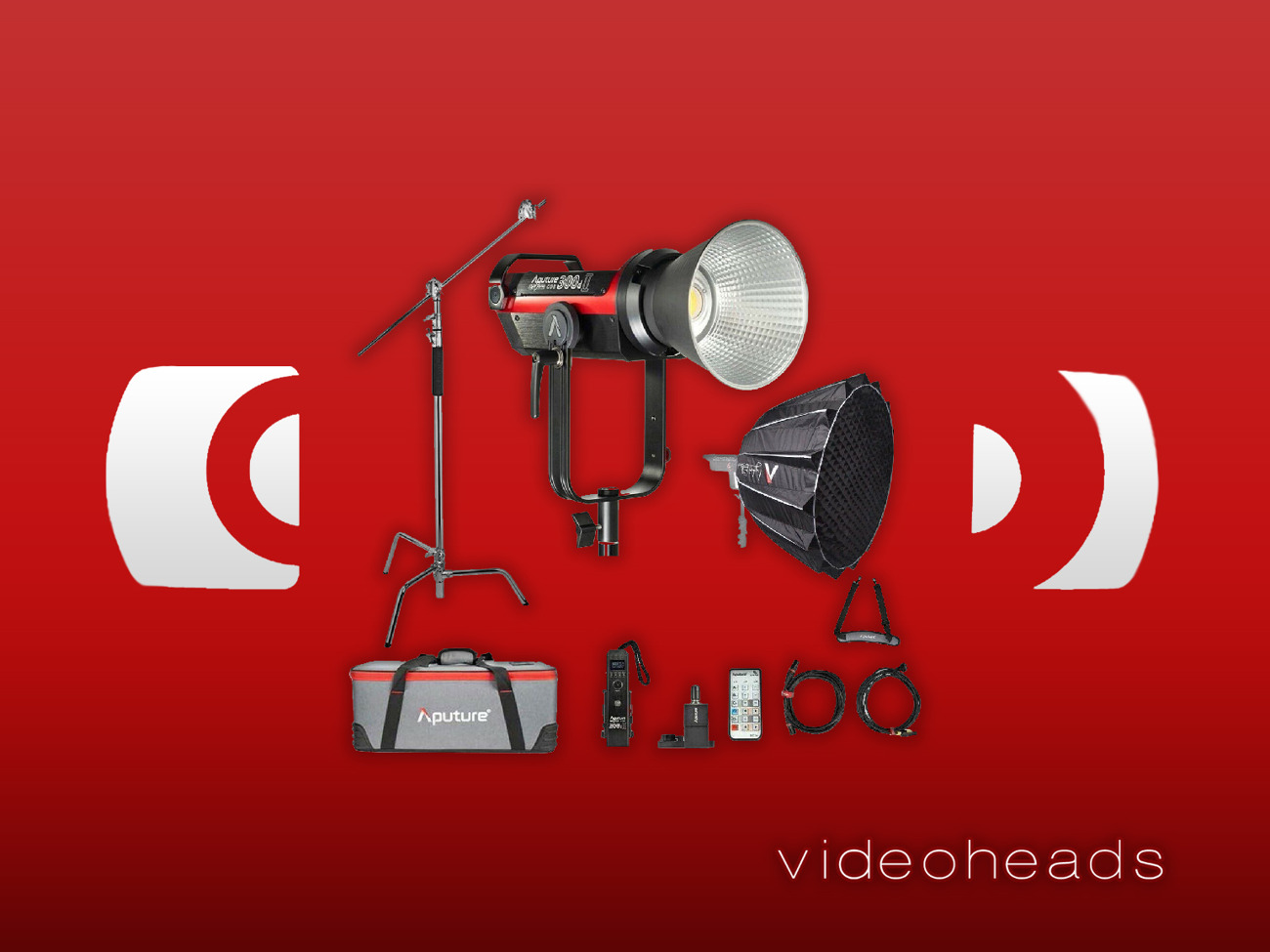 Aputure 300d mkii w/big dome mkii