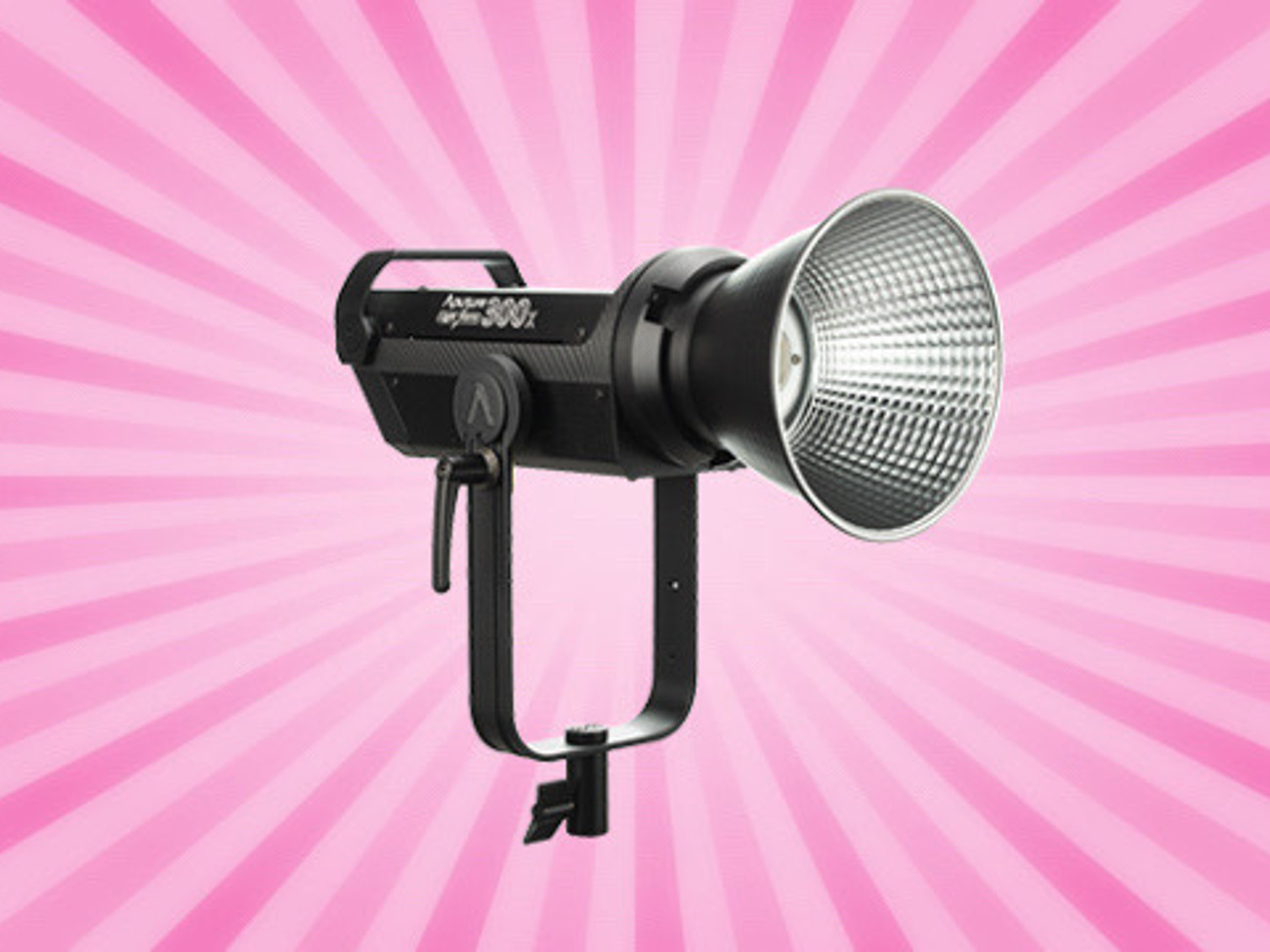 Aputure 300x bi-colour led light + aputure lightdome ii