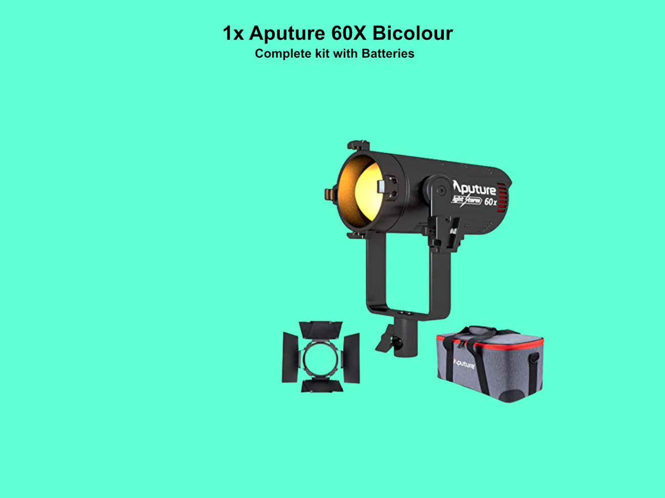 Aputure 60x bi-colour continious led light 