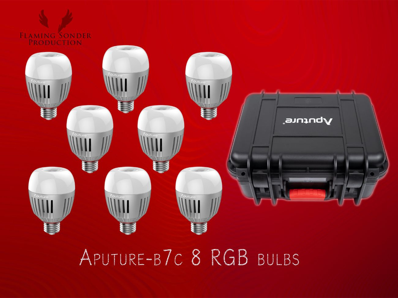 Aputure accent b7c bulbs /rgb/wireless control 