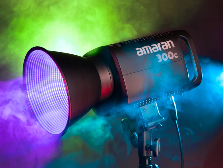 Aputure amaran 300c with rgb light