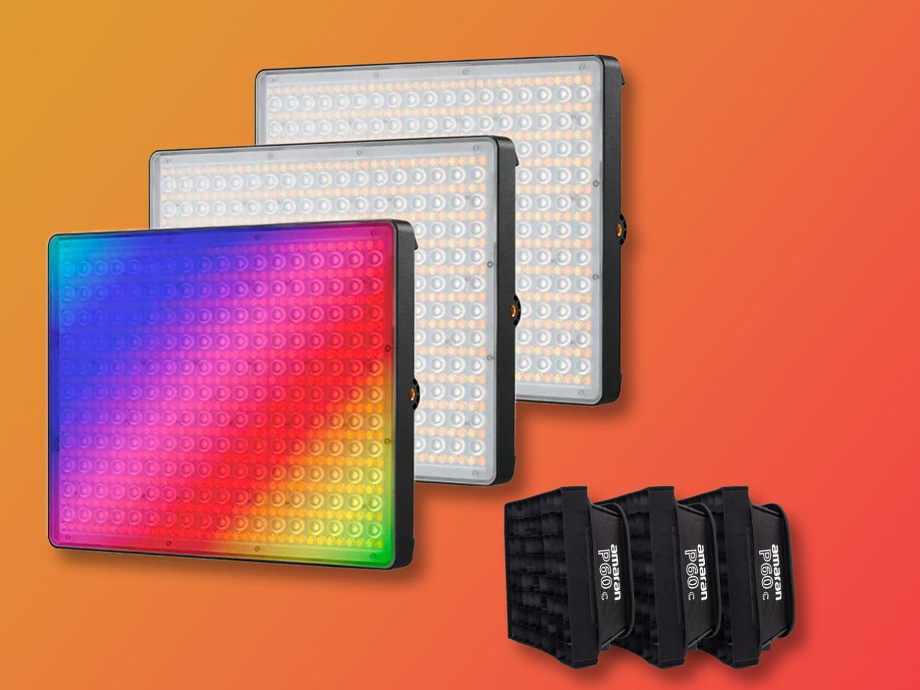 Aputure amaran p60c x3 pack