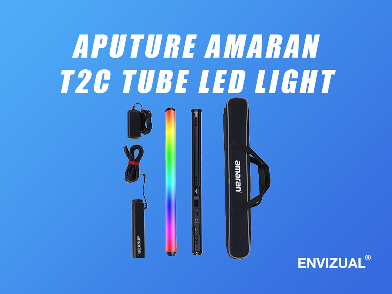 Aputure amaran t2c rgb led tube light 60cm 2ft