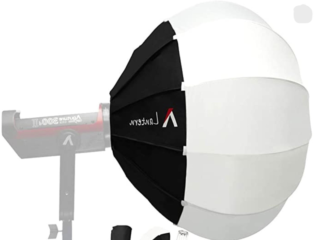 Aputure lantern softbox soft light barndoors/modifier