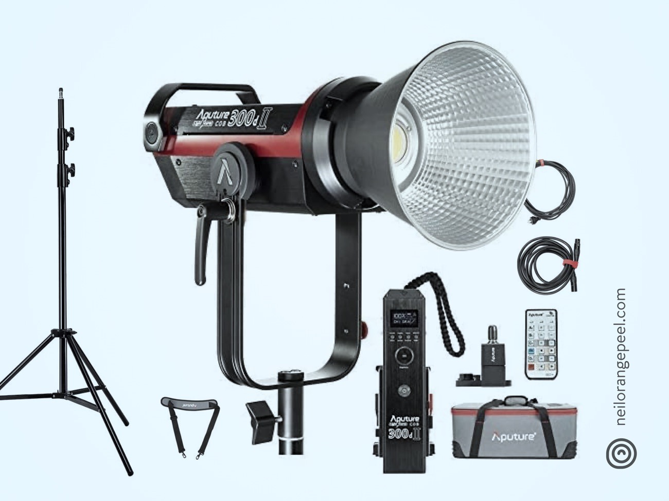 Aputure light storm 300d mark ii led light ls c300d & light stand