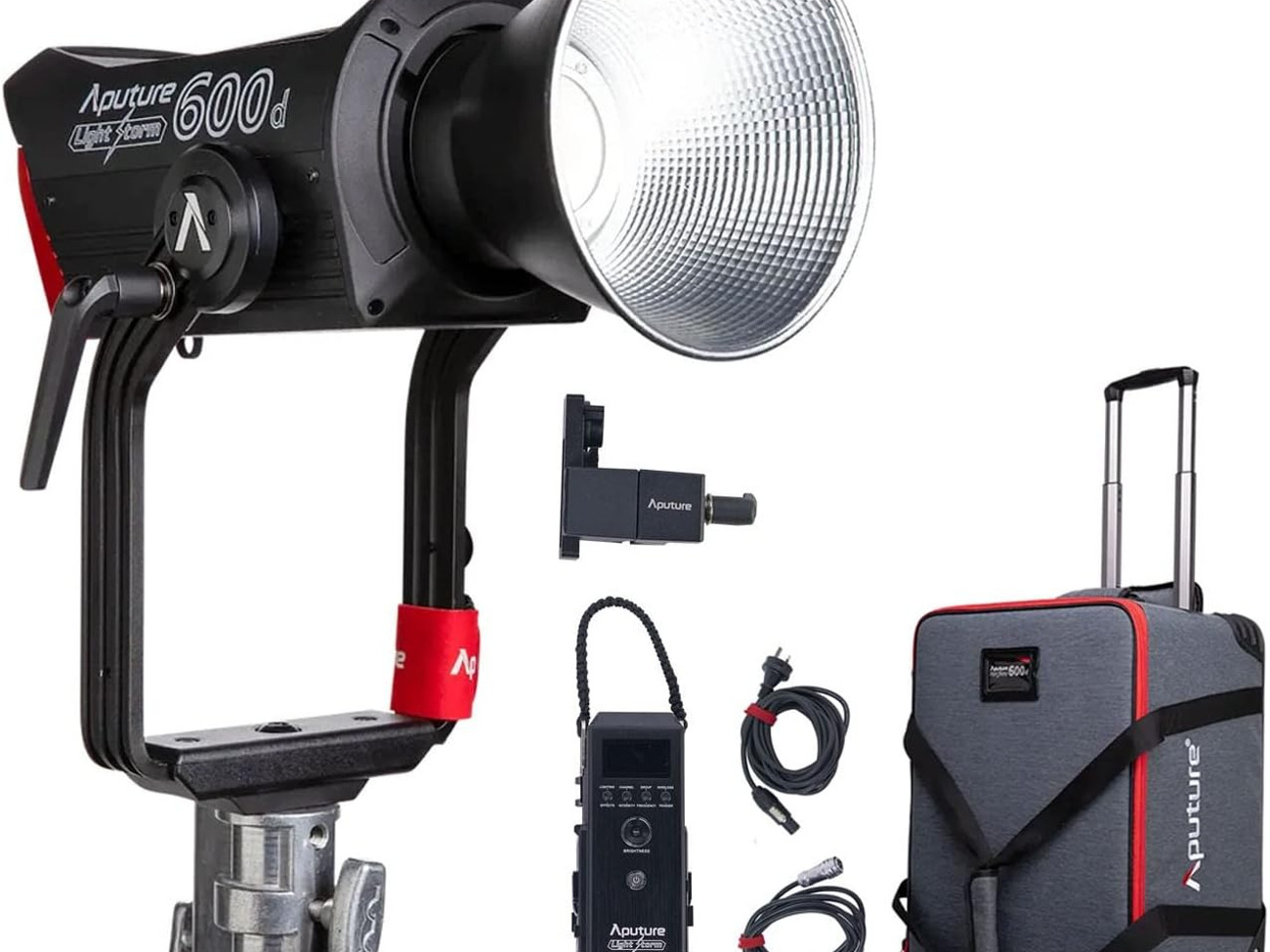 Aputure light storm 600d pro with light dome 150