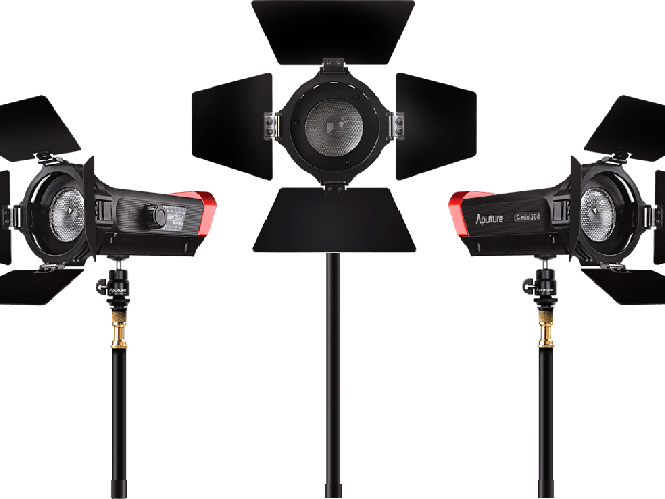 Aputure ls-mini 20 flight kit with light stands