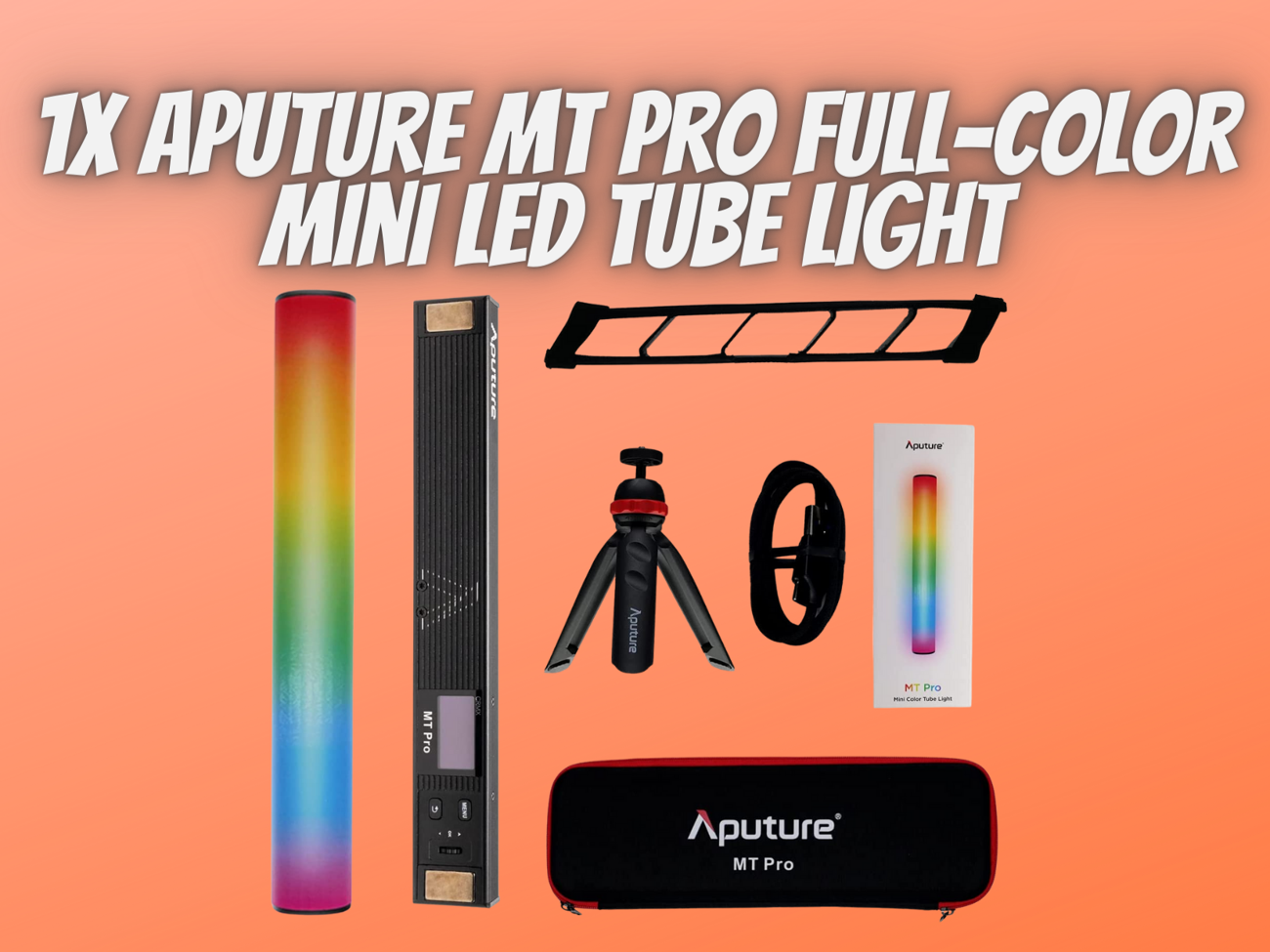 Aputure mt pro full-color mini led tube light