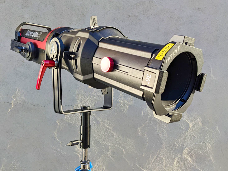 Aputure spotlight with x3 lens (19, 26, 36) bowen mount