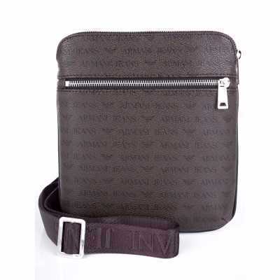 Leather armani man bag online