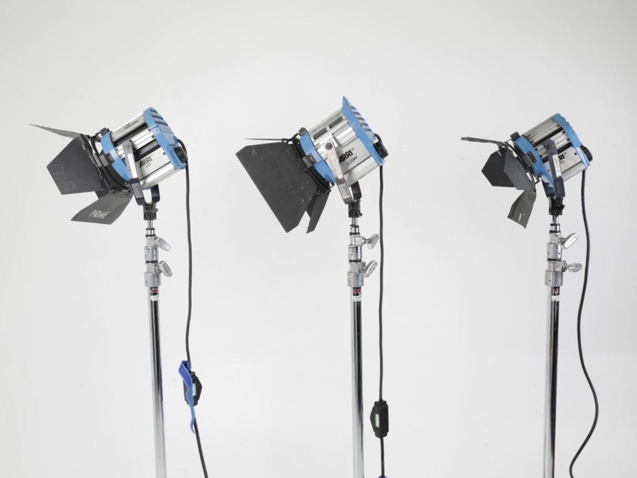 Arri  650ws and 300ws lights + light stands