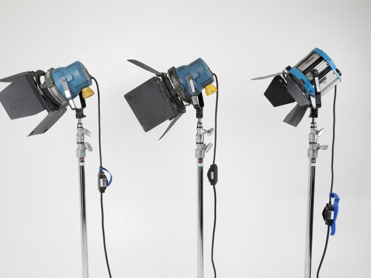 Arri 800ws and 650ws lights + stands