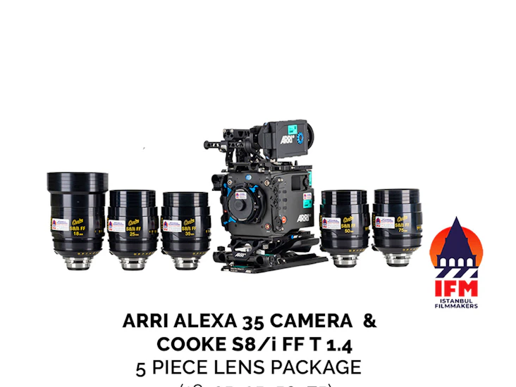 Arri alexa 35 & cooke s8/i t1.4 ff lens package