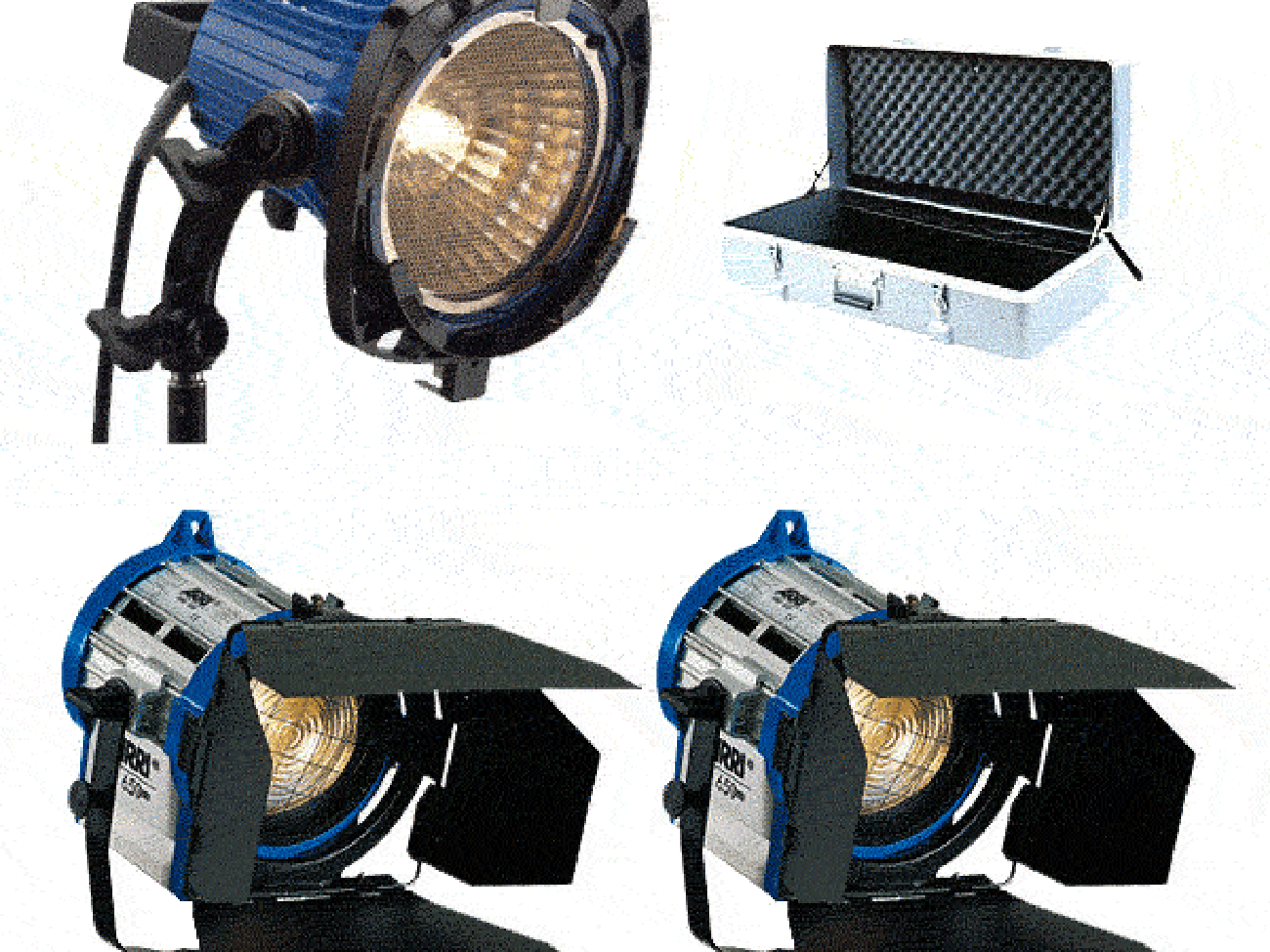 Arri lighting kit x2 650w + x1 750w