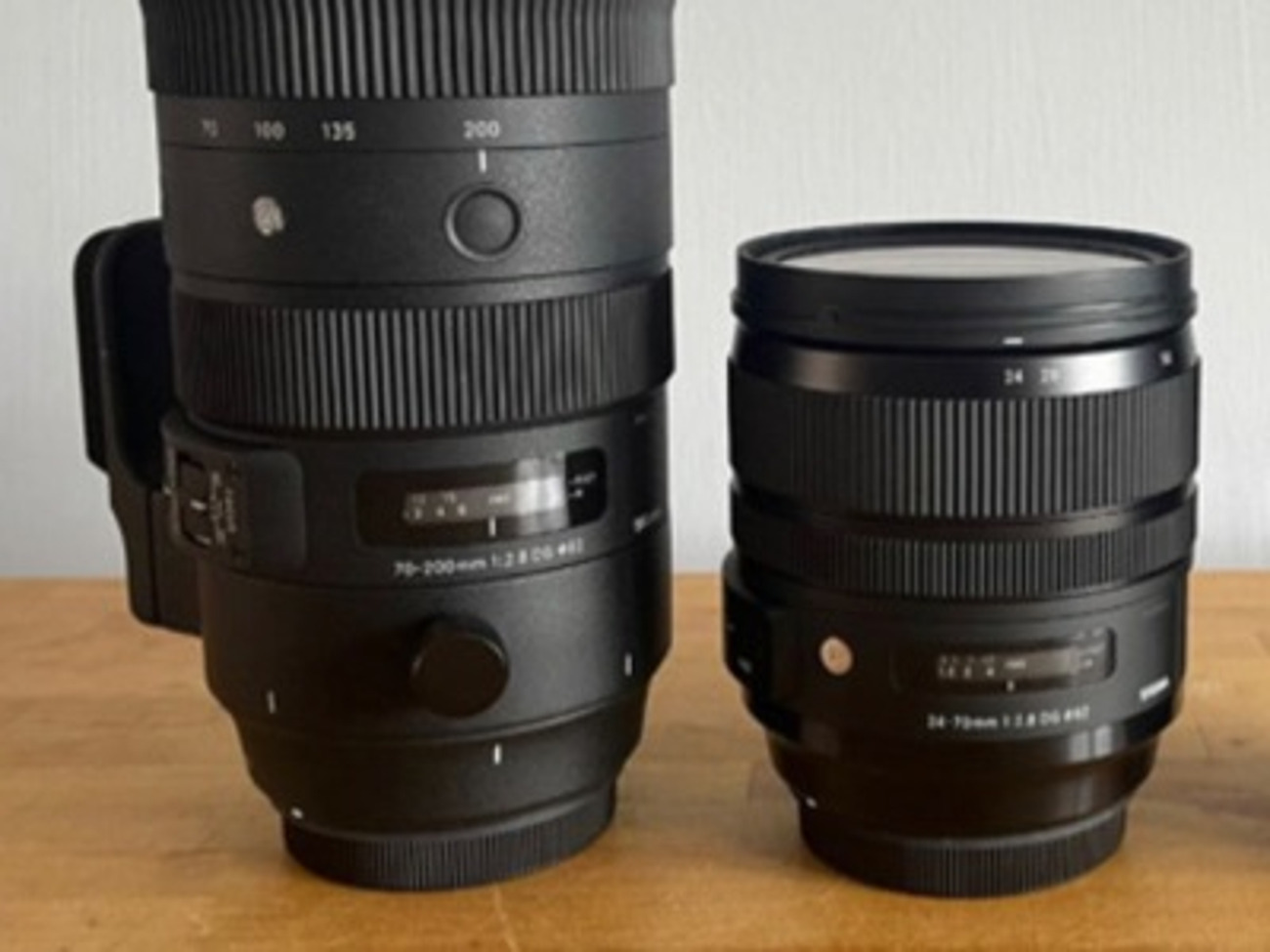 Art sigma 24-70mm, sigma 70-200mm ef.