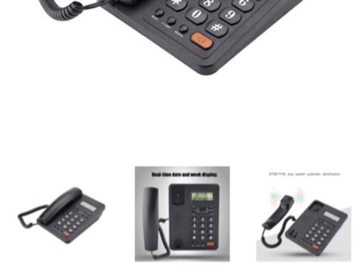 Ashata corded telephone with lcd display,