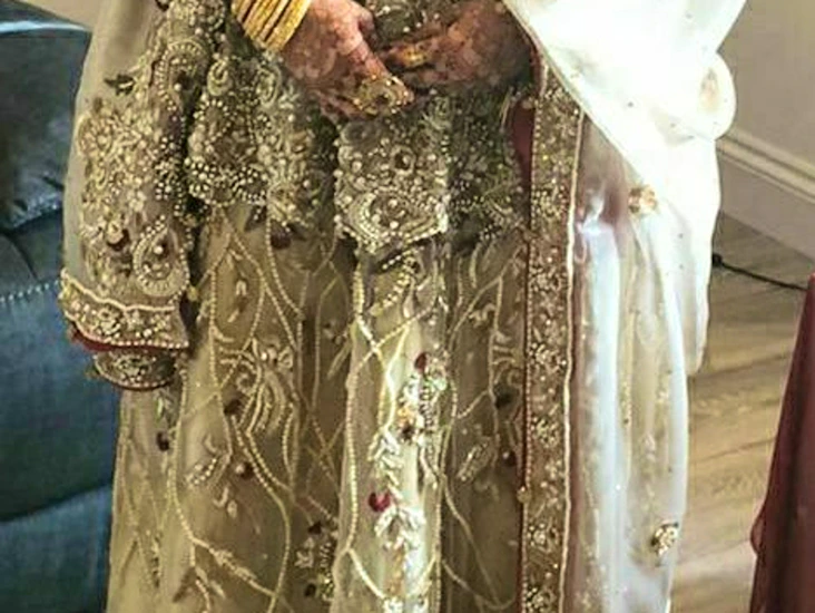 Asian bridal wear lehenga, 4 piece set, uk size 8/10 approx.