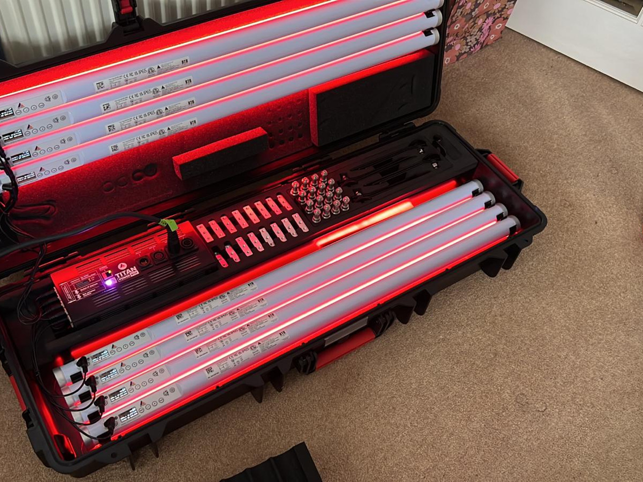 Astera titan tubes with art7 and tablet controller