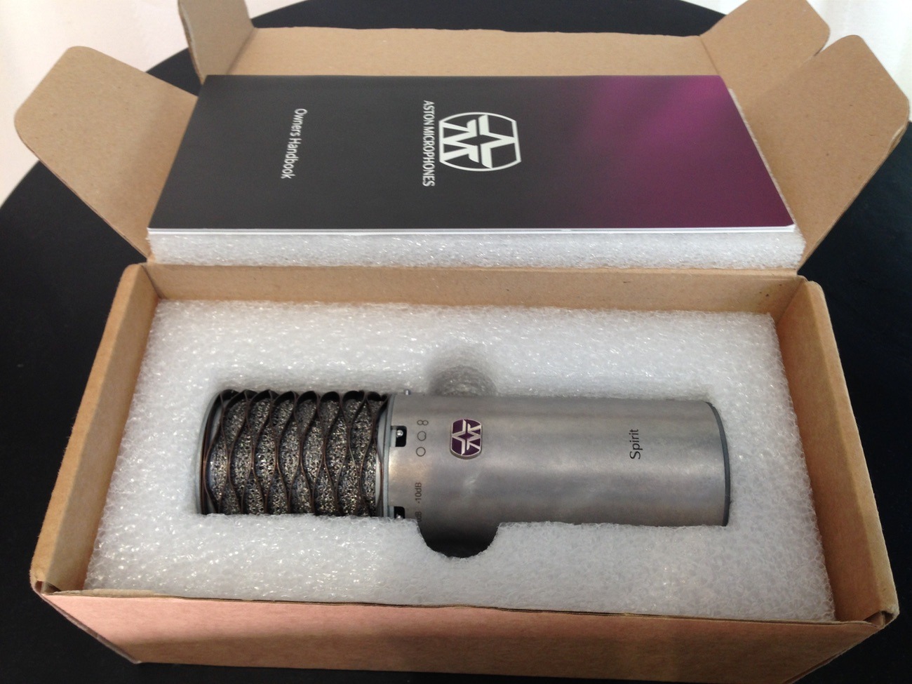 Aston spirit condenser microphone