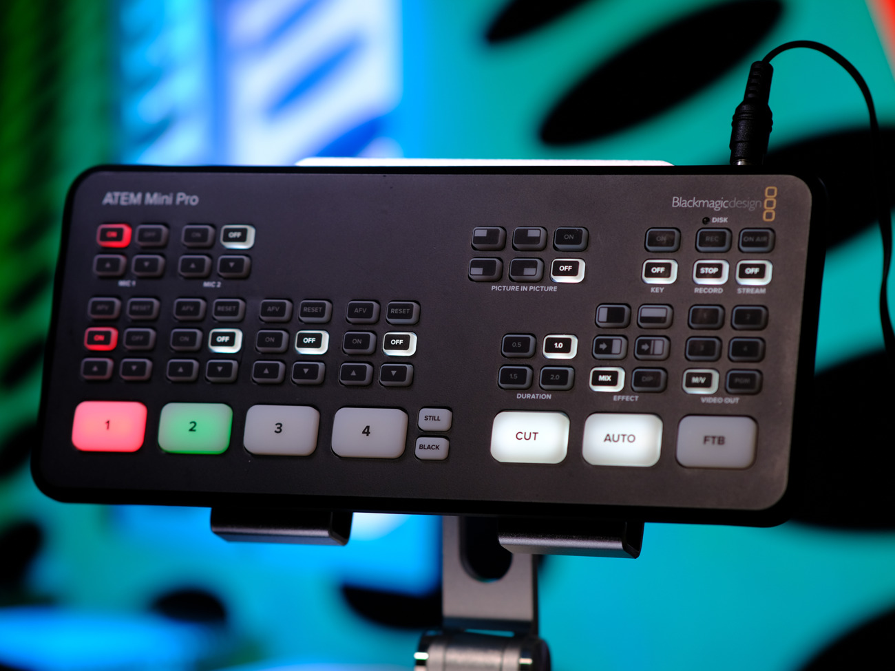 Atem mini pro 4-channel video switcher