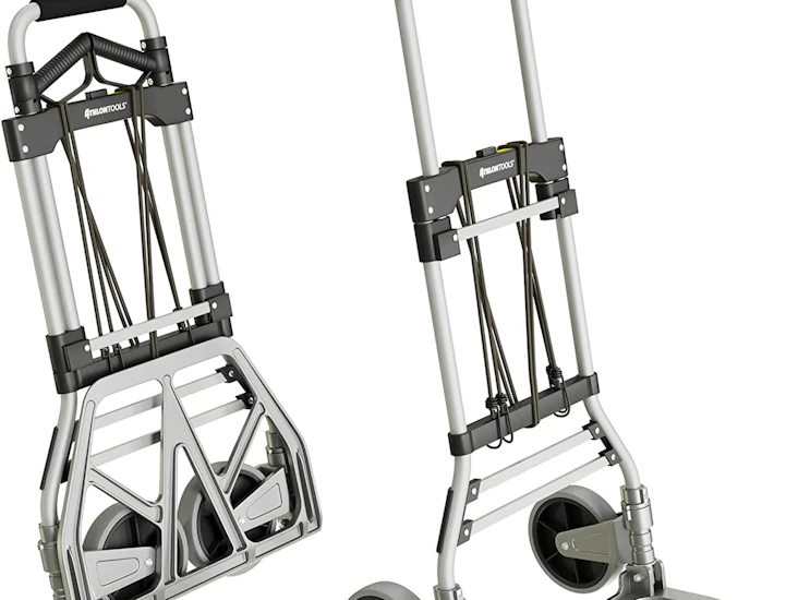 Athlon tools aluminium foldable hand cart up to 150kg