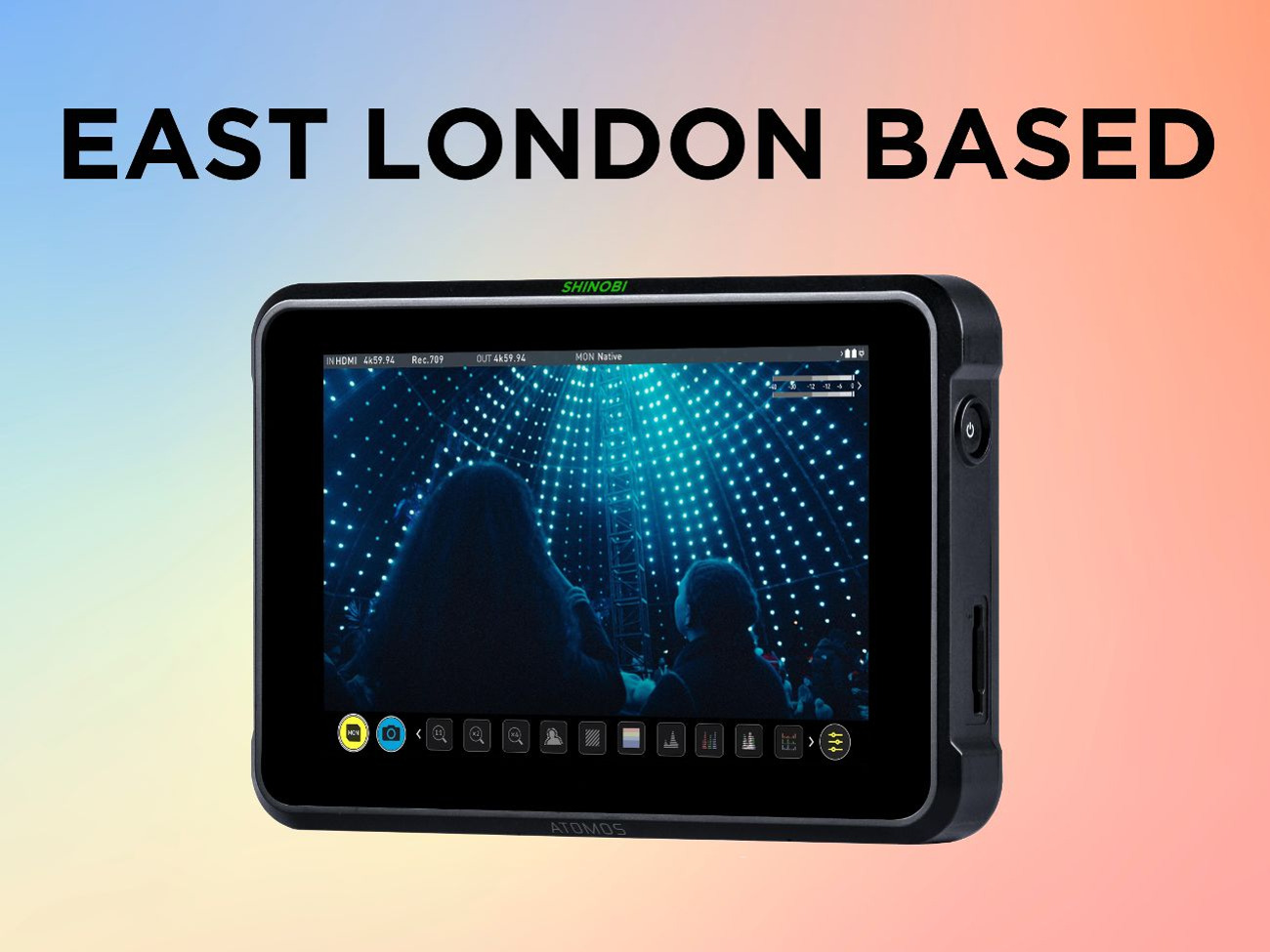 Atomos shinobi 7 (based in hackney, east london)