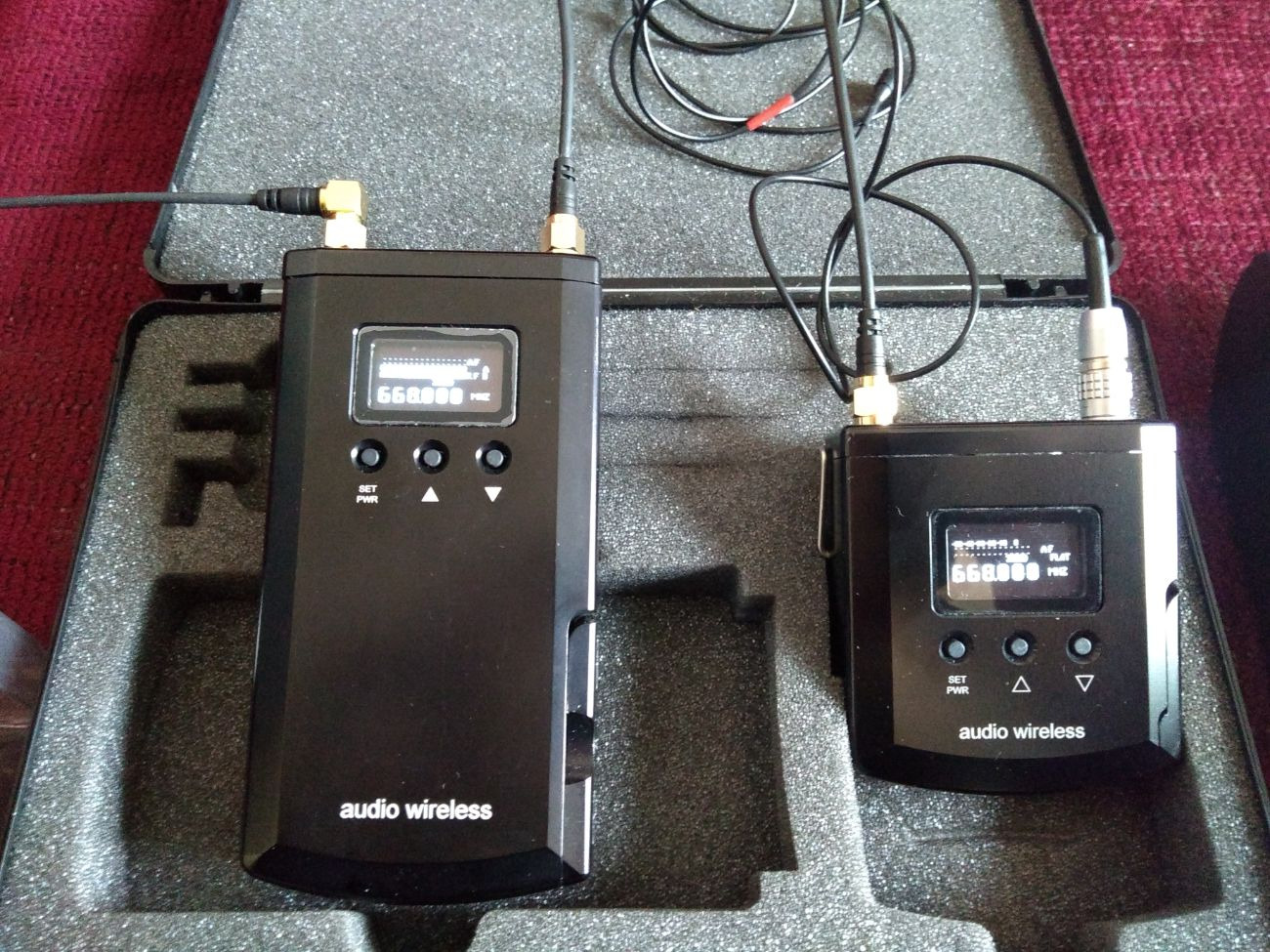 Audio wireless radio mic kit with dpa mic 1 channel
